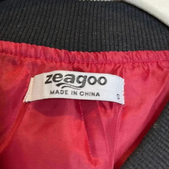 Zeagoo Red Zip Jacket  - Picture 5 of 8